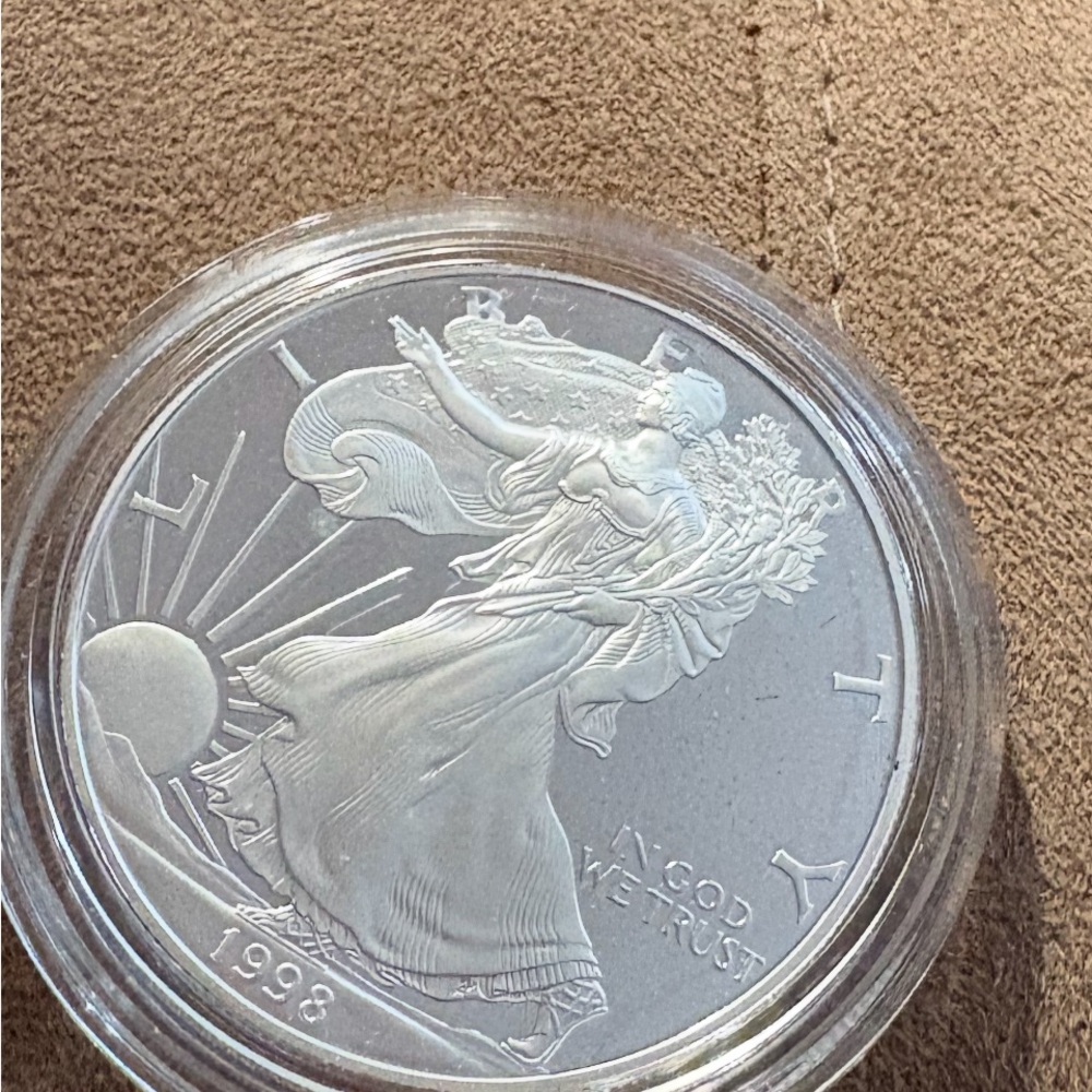 Silver American Eagle Coin 1998